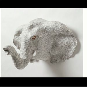 Paper mache elephant- wall decor- great condition